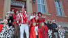 Beim Rathaus-Sturm hatten Malte I. und Susanne I.  auch Unterstützung durch das kleine Prinzenpaar Anton I. und Marie-Sofie I. 