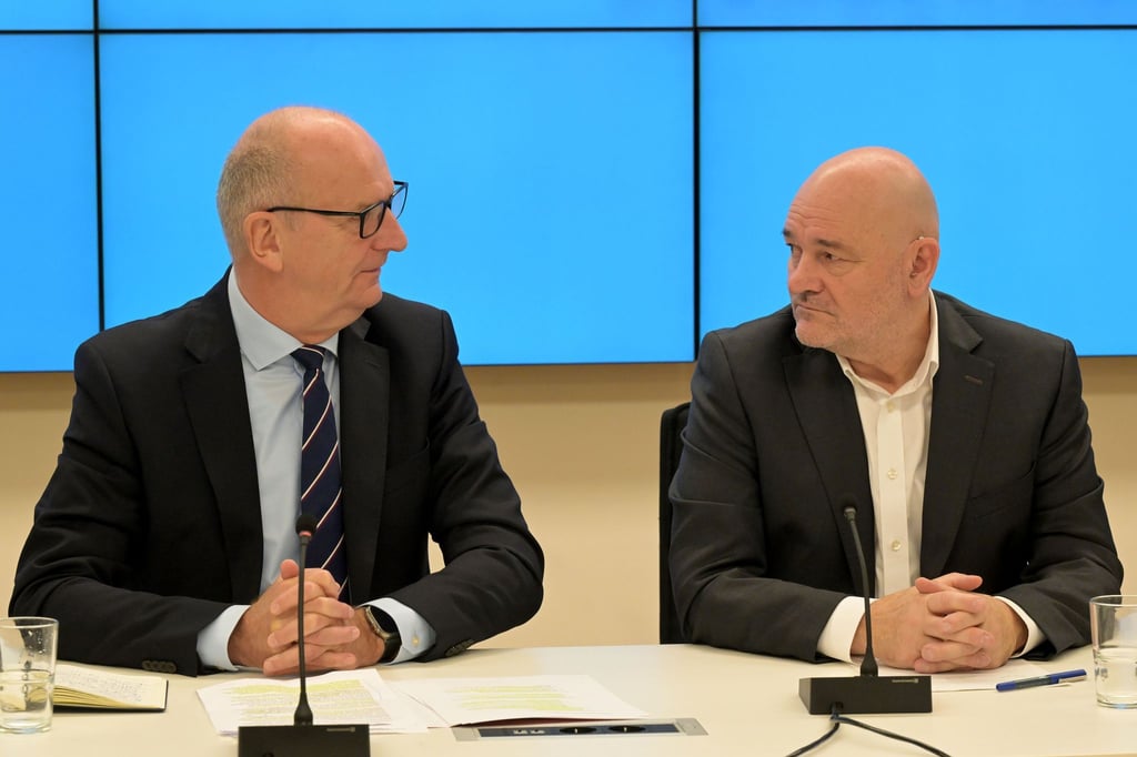 Die SPD von Ministerpräsident Dietmar Woidke und das BSW von Landeschef Robert Crumbach verhandeln seit mehr als drei Wochen über eine Koalition. (Archivbild)