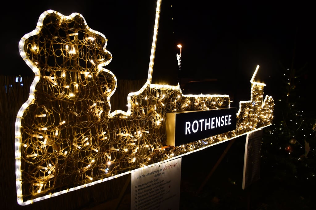 Auch in Magdeburg-Rothensee gibt es Elemente der Lichterwelt sowie einen eigenen Weihnachtsmarkt für den Stadtteil.
