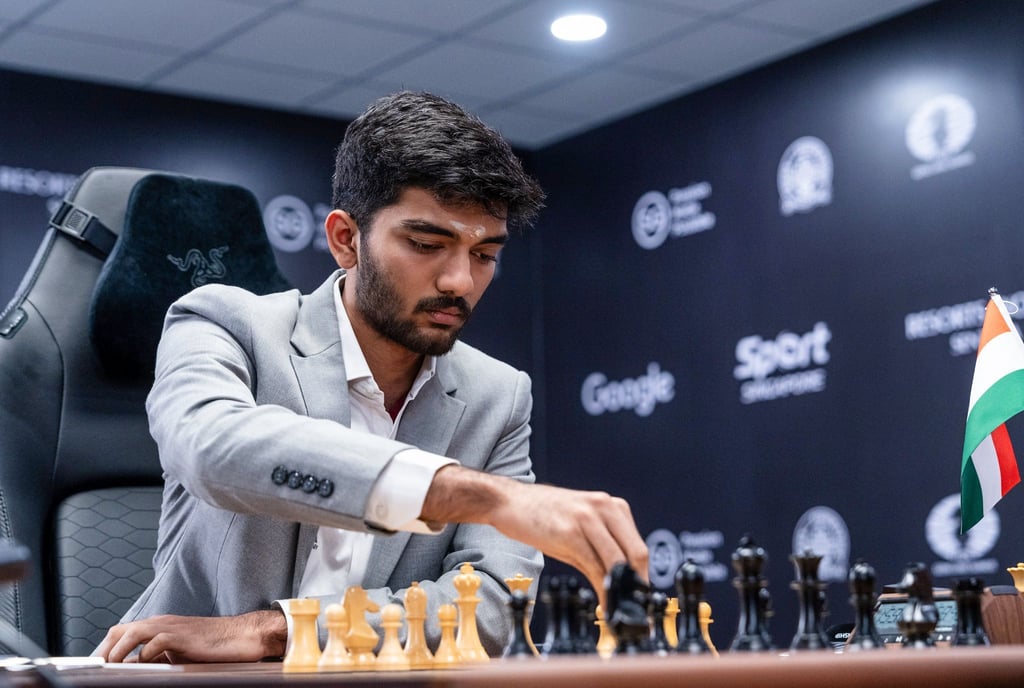 Dommaraju Gukesh konnte die dritte Partie der Schach-WM für sich entscheiden.