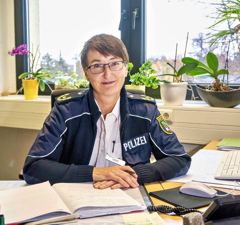 Michaela Lange leitet die Polizeiinspektion Dessau-Roßlau.