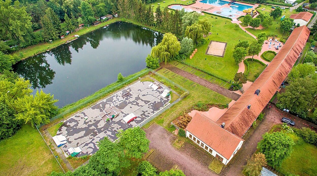 Freibad, Skateranlage und Eskadron in Salzwedel.