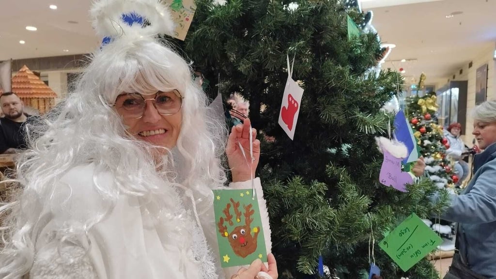 Ein Wunschweihnachtsbaum steht aktuell in den Rathauspassagen Halberstadt. Die Karten, die ihn zieren, sind keine Deko. Darauf sind die Geschenkwünsche von 85 Kindern und Jugendlichen aus sozial schwachen Familien notiert.