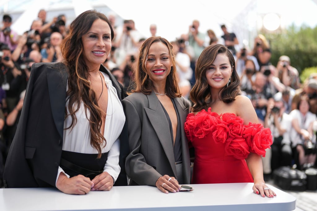 Karla Sofía Gascon, Zoe Saldana und Selena Gomez in Cannes.