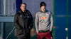 Marcel Schäfer und RB-Coach Marco Rose beim Training.