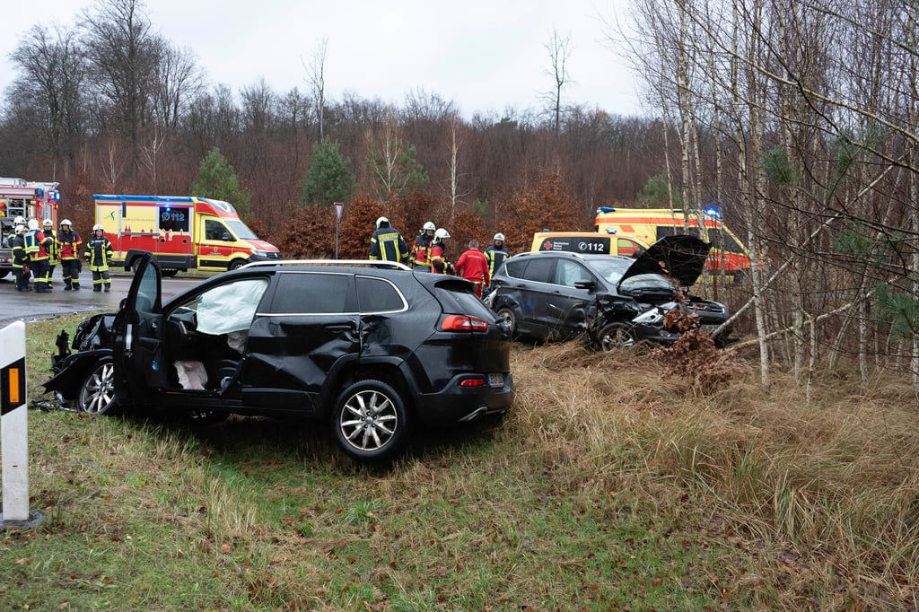 Die B107 wurde gesperrt.