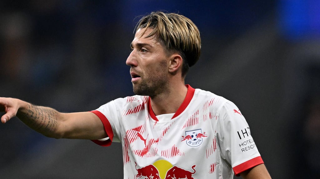 Kevin Kampl gibt Anweisungen.