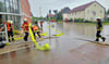 Nach Starkregen stehen oft die Straßen in Mosigkau unter Wasser. Aber auch die Tempelhofer Straße, hier im Bild, hat es vor einigen Jahren getroffen.  