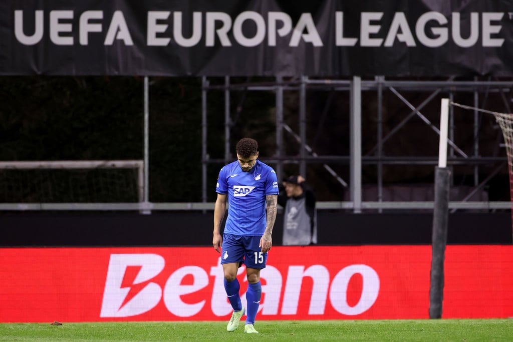 Völlig geknickt: Hoffenheim und Valentin Gendrey in Braga.