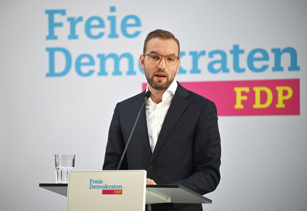 Brandenburgs FDP-Landesvorsitzender Zyon Braun äußert sich zum Strategiepapier aus seiner Partei (Archivbild).
