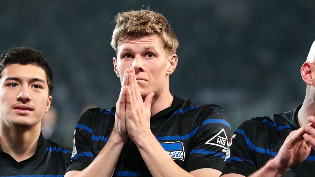 Luca Schuler: Ex-Magdeburger und Neu-Herthaner. Er traf zum entscheidenden 1:3.