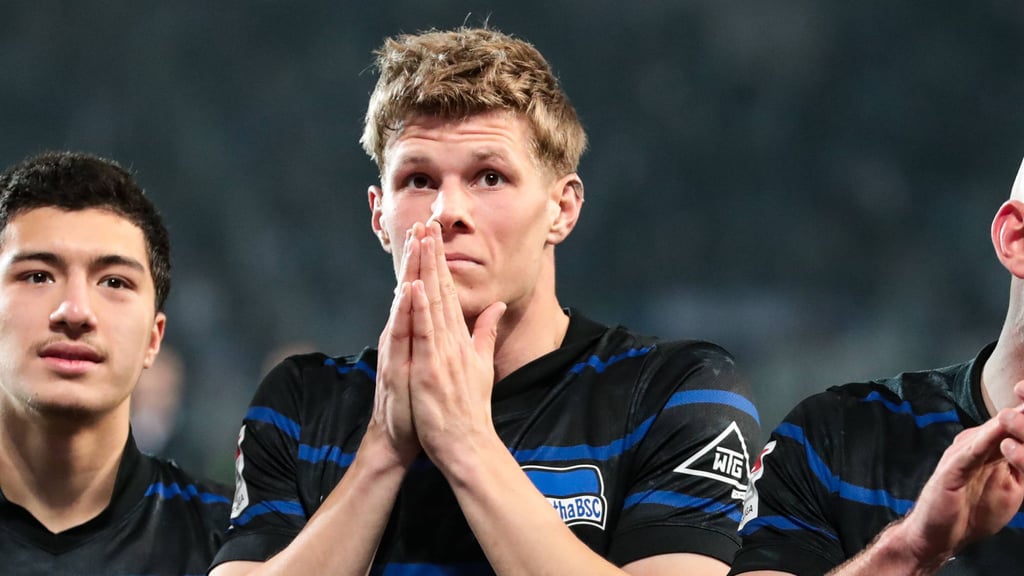 Luca Schuler: Ex-Magdeburger und Neu-Herthaner. Er traf zum entscheidenden 1:3.