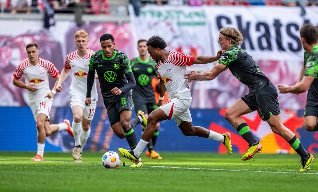 Lois Openda im Spiel gegen den VfL Wolfsburg.