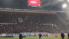 Ein Teil des Freiburger Fanblocks blieb am Samstag leer.