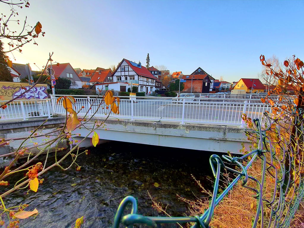 Die Kruskabrücke in Wernigerode soll abgerissen werden, weil sie bei Hochwasser ein Hindernis ist.