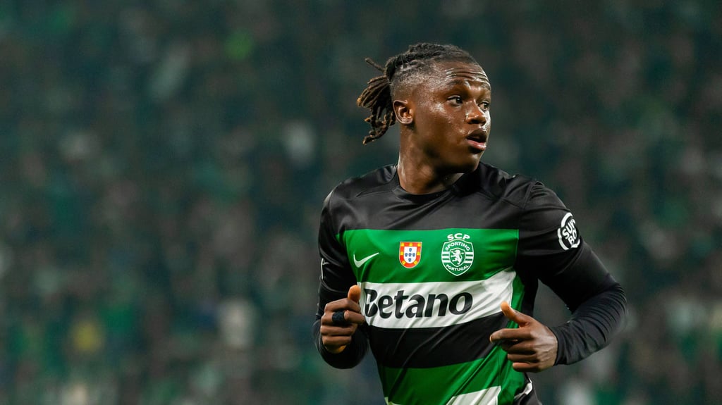 Sehr jung und schon sehr gut: Geovany Quenda von Sporting Lissabon.