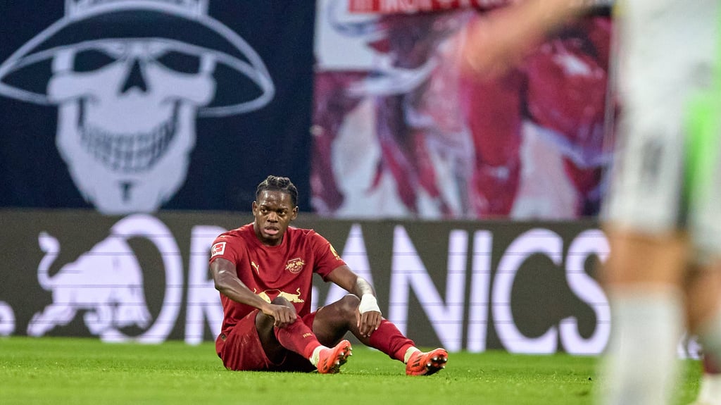 Dürfte im Pokal gegen Frankfurt verletzt fehlen: RB-Abwehrstammspieler Castello Lukeba