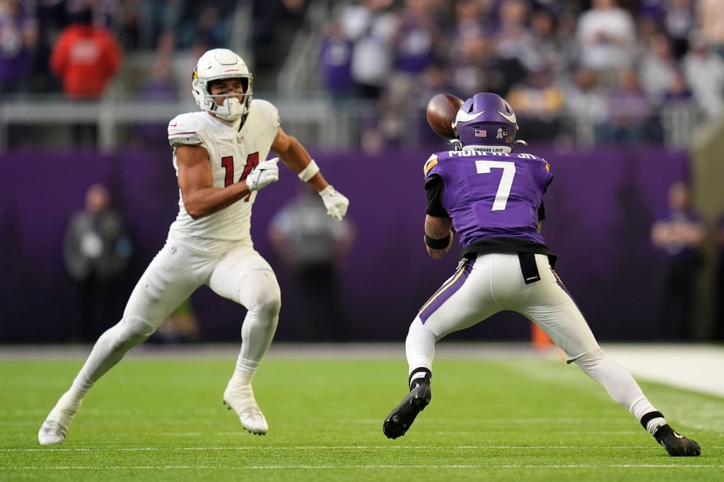 Minnesotas Defense gelang gegen die Cardinals zwei Interceptions.
