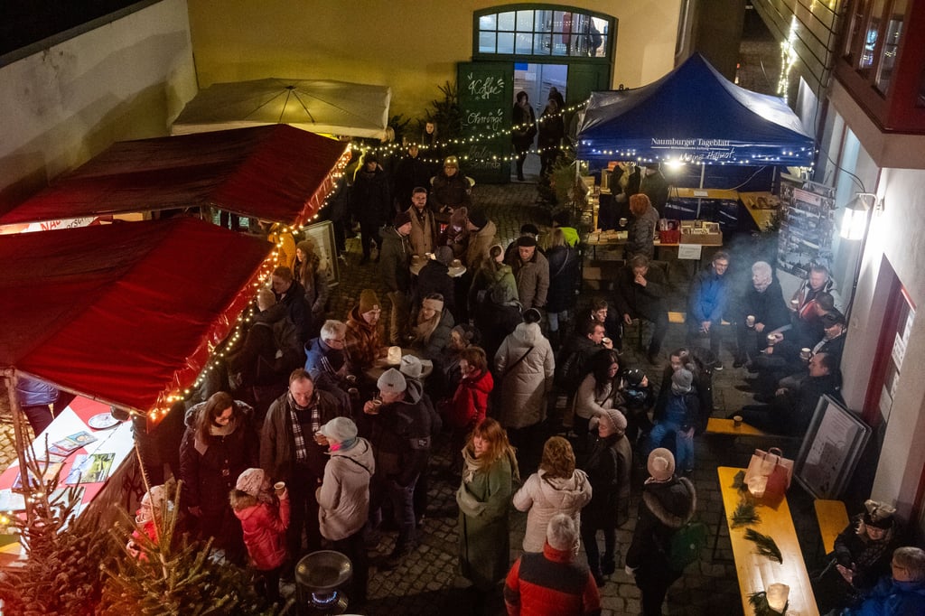 Auch Tageblatt/MZ war wie jedes Jahr mit einem eigenen Hof in der Salzstraße dabei.