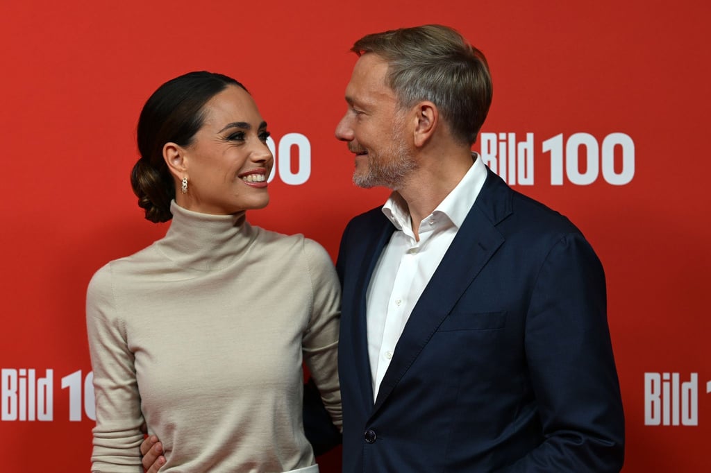Christian Lindner und Franca Lehfeldt erwarten ihr erstes gemeinsames Kind. (Archivbild)