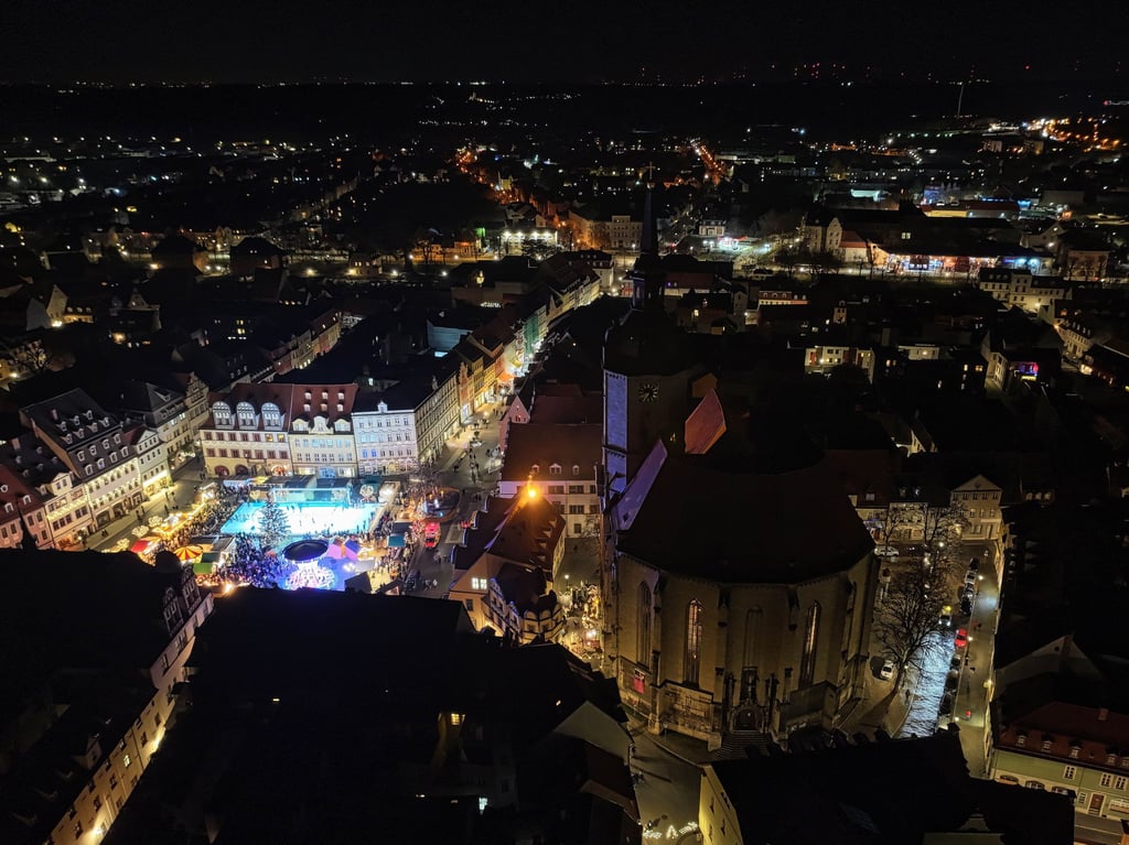 Auch aus der Luft war der Trubel gut zu erkennen.