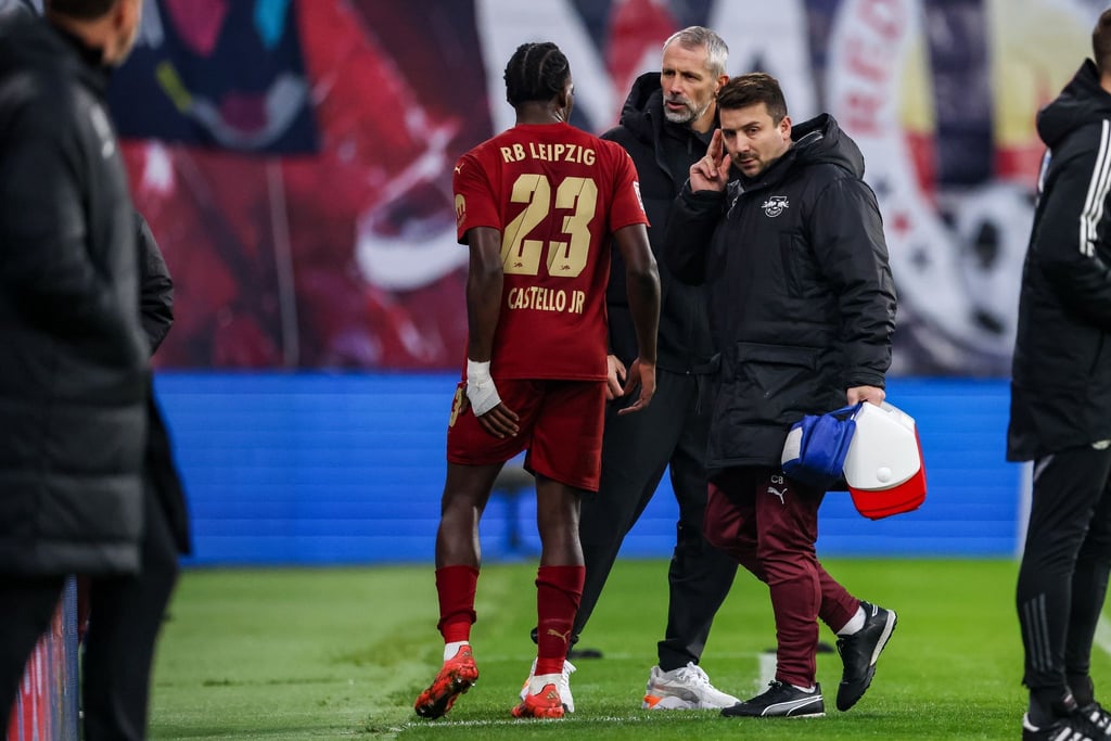 Castello Lukeba fehlt RB Leipzig wegen einer Oberschenkelverletzung zwei Monate.