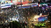 Demonstranten vor dem Parlamentsgebäude in Seoul.