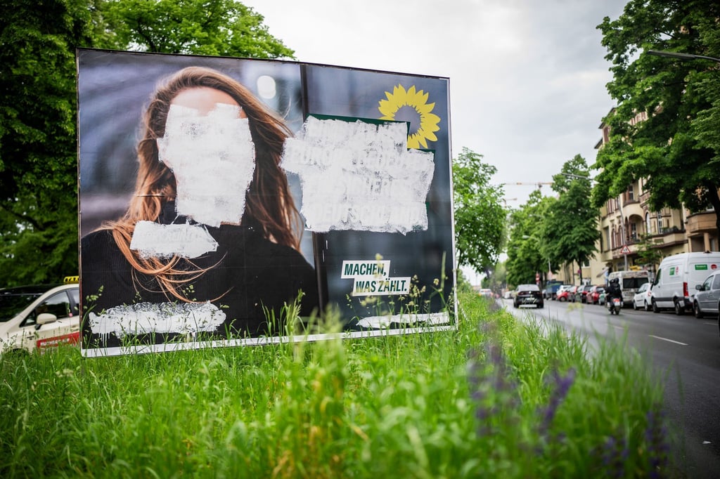 Viele Straftaten gegen Wahlhelfer, Plakate und Stände zu den Kommunal-, Europa- und Landtagswahlen. (Archivbild)