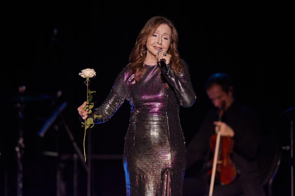 Sängerin Vicky Leandros beim letzten Termin ihrer Abschiedstour „Ich liebe das Leben - Meine Abschiedstournee“.