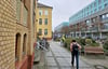 Historische Gebäude und Neubauten prägen das Bild im Universitätsklinikum Magdeburg. 