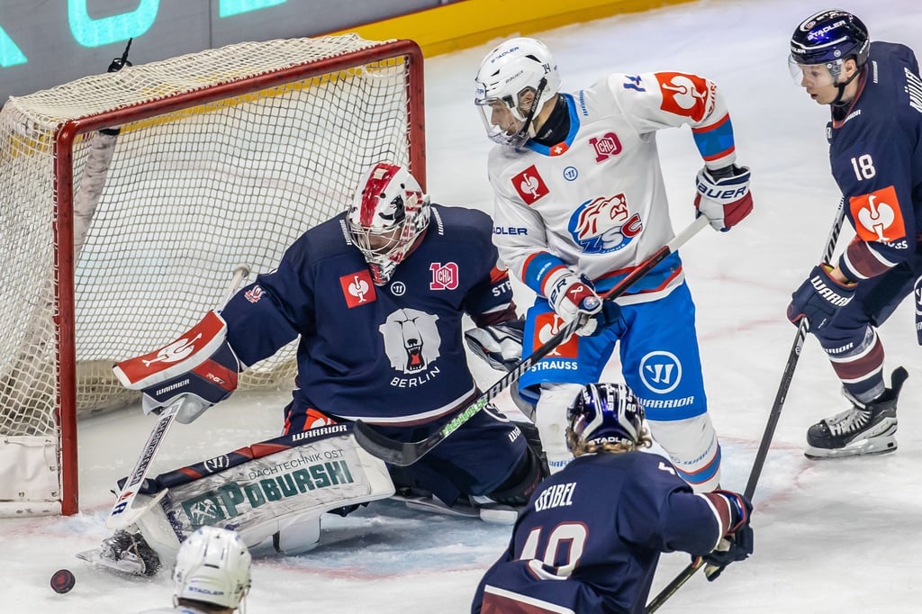 Eisbären-Goalie Jonas Stettmer konnte die Niederlage gegen Zürich nicht verhindern.