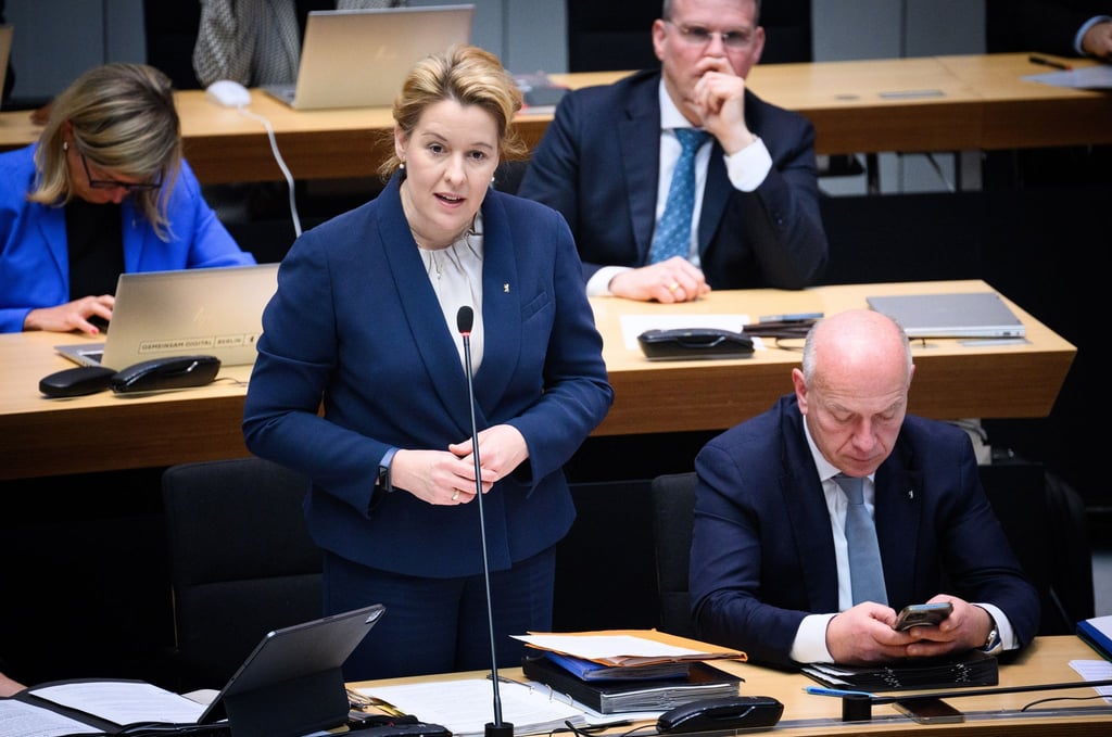Wirtschaftssenatorin Franziska Giffey (SPD) sieht Berlin trotz vieler Schwierigkeiten auf Wachstumskurs.