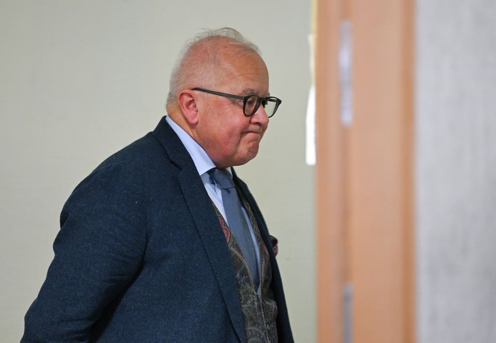 Der frühere DFB-Präsident Fritz Keller war als Zeuge geladen.