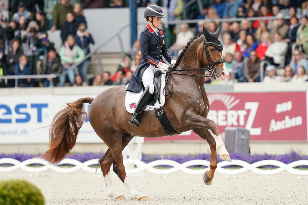 Wird nicht bei Olympia in Paris dabei sein: Charlotte Dujardin.
