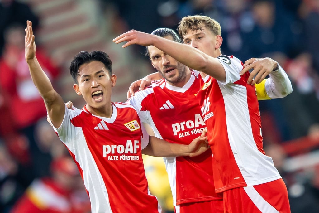 Stuttgarts Angreifer Woo-Yeong Jeong (l.) ist derzeit an Union Berlin ausgeliehen.