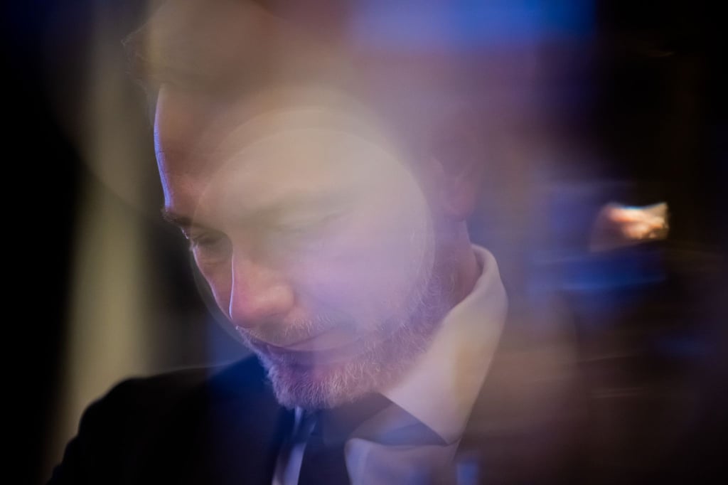 Hält nichts von Merz' Aussagen zur Zukunft des Wirtschaftsministers Habeck: Christian Lindner.