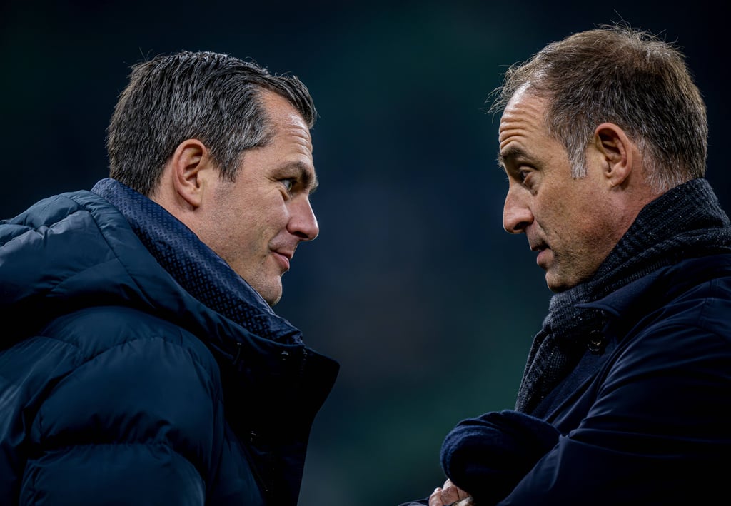 „Das war RB-like heute”: Marcel Schäfer und Oliver Mintzlaff.