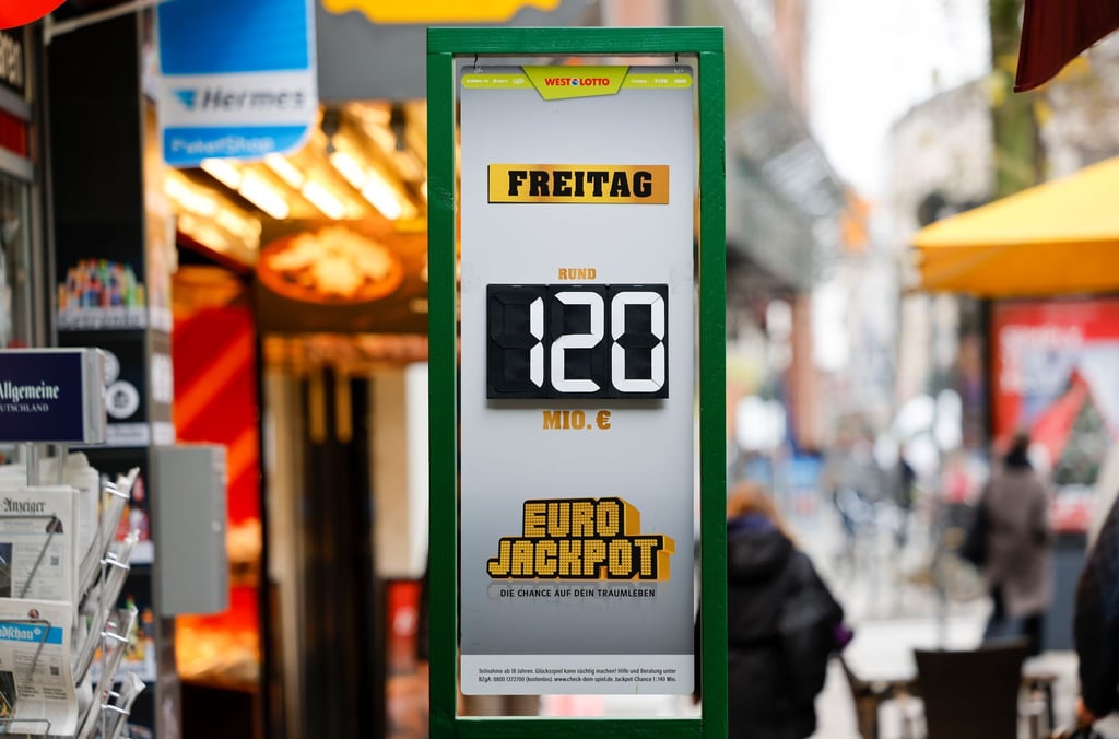 120 Millionen Euro waren im Eurojackpot zu vergeben - mehr ist nicht möglich. (Symbolbild)