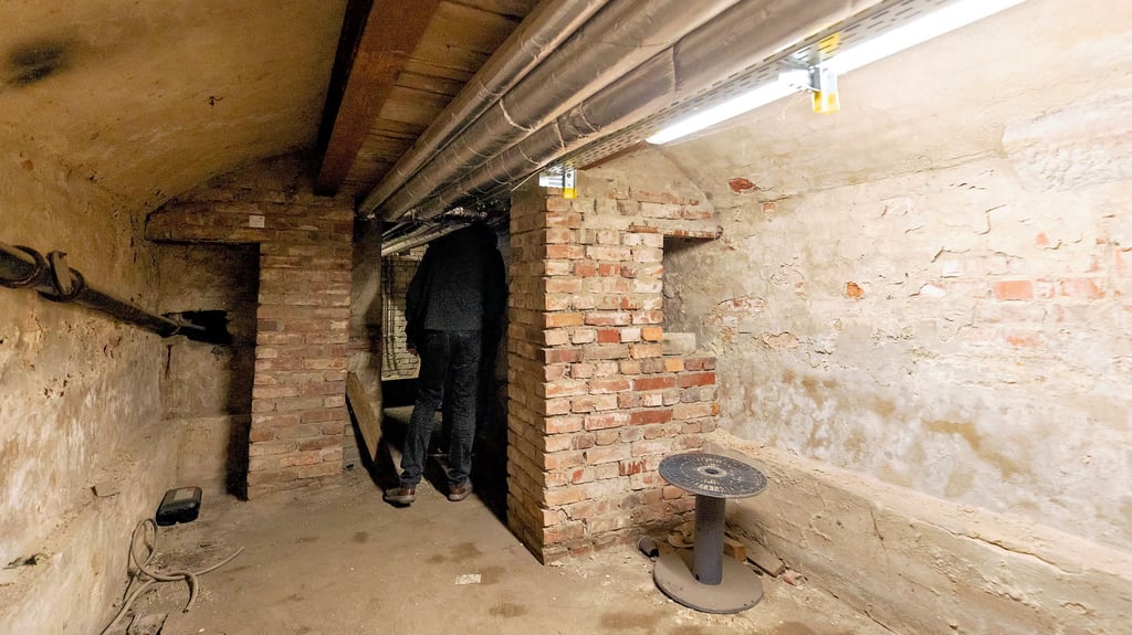 Blick in einen alten Luftschutzraum in Deutschland. In Salzwedel gibt es keine öffentlichen Schutzräume mehr.