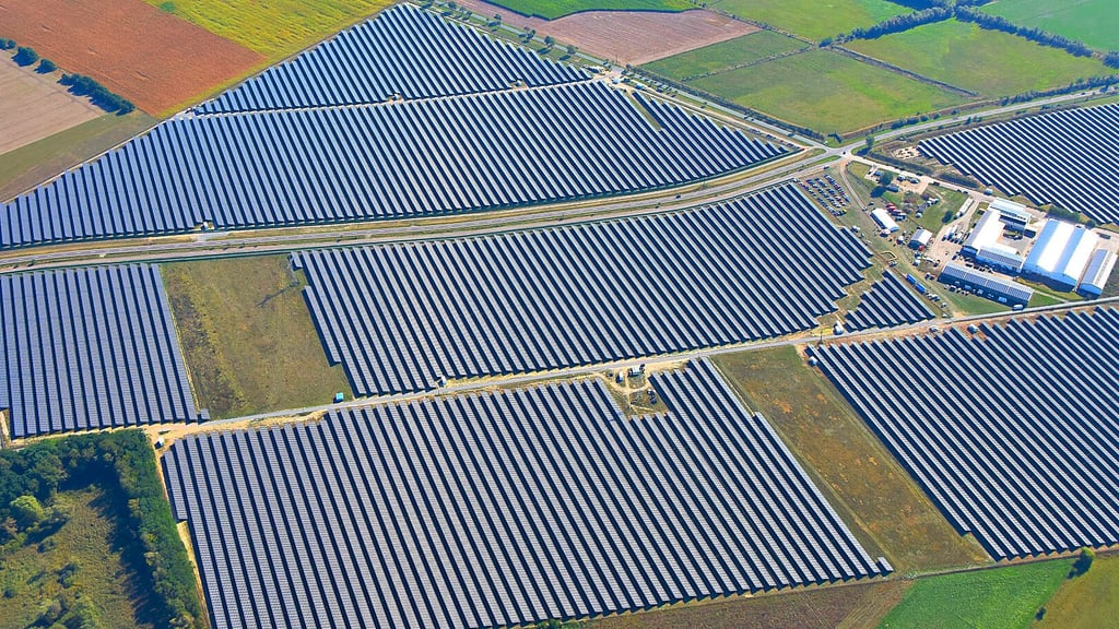 Etwa 54 Hektar groß ist die neugebaute Photovoltaikanlage „Calvörde Ost“.