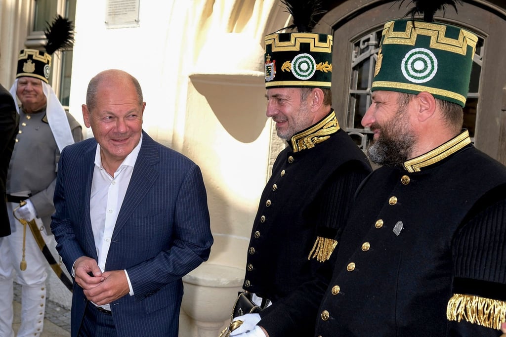 Bundeskanzler Olaf Scholz (SPD) reist am Dienstag erneut nach Freiberg (Archivbild).
