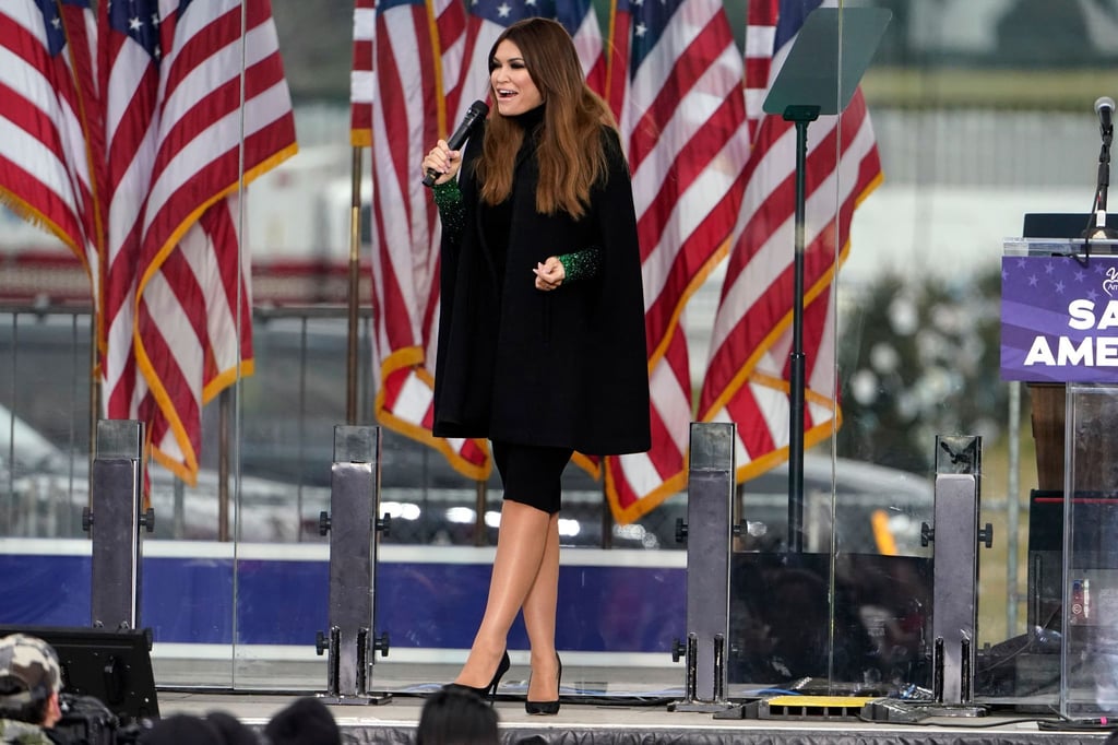 Kimberly Guilfoyle unterstützte den Wahlkampf ihres Schwiegervaters in spe vor allem durch Medienpräsenz. (Archivbild)