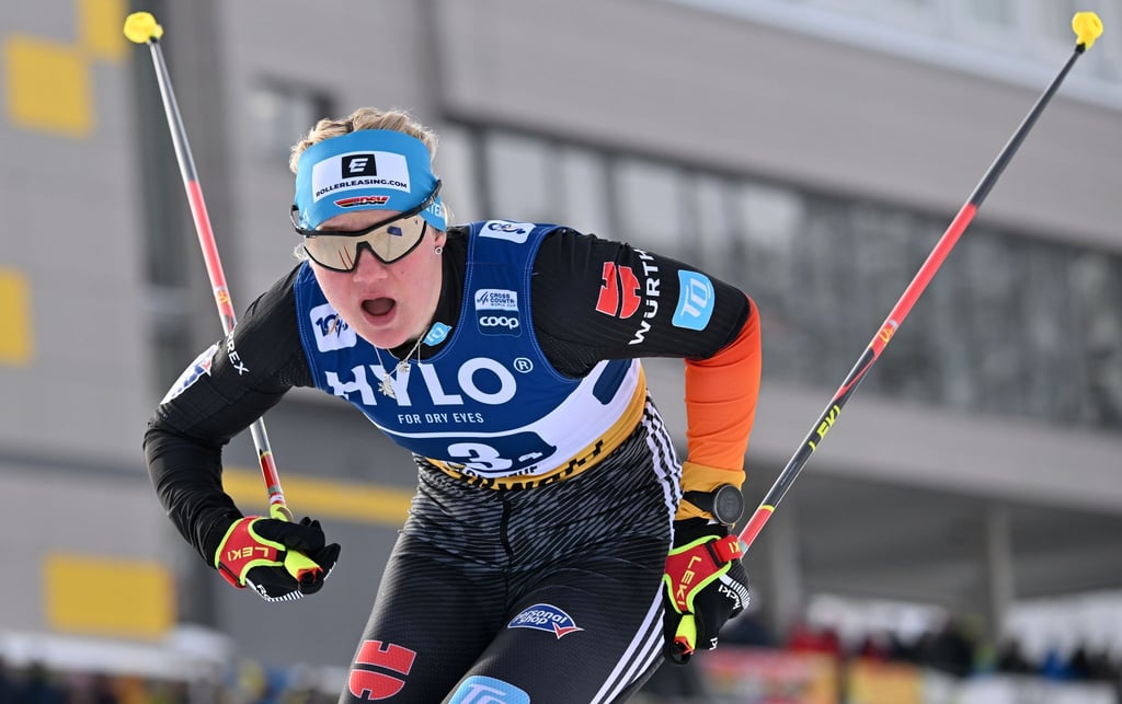 Victoria Carl wird im Sprint von Lillehammer Vierte.