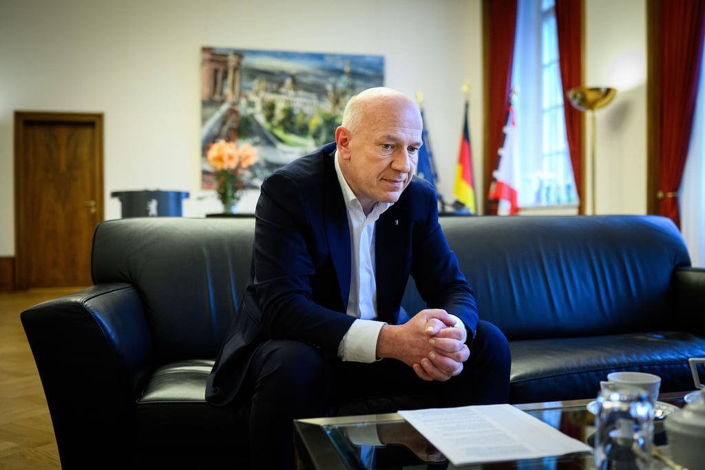 Berlins Regierender Bürgermeister Kai Wegner (CDU) empfiehlt seiner Partei, eine Koalition mit den Grünen auf Bundesebene nicht auszuschließen. (Archivfoto)