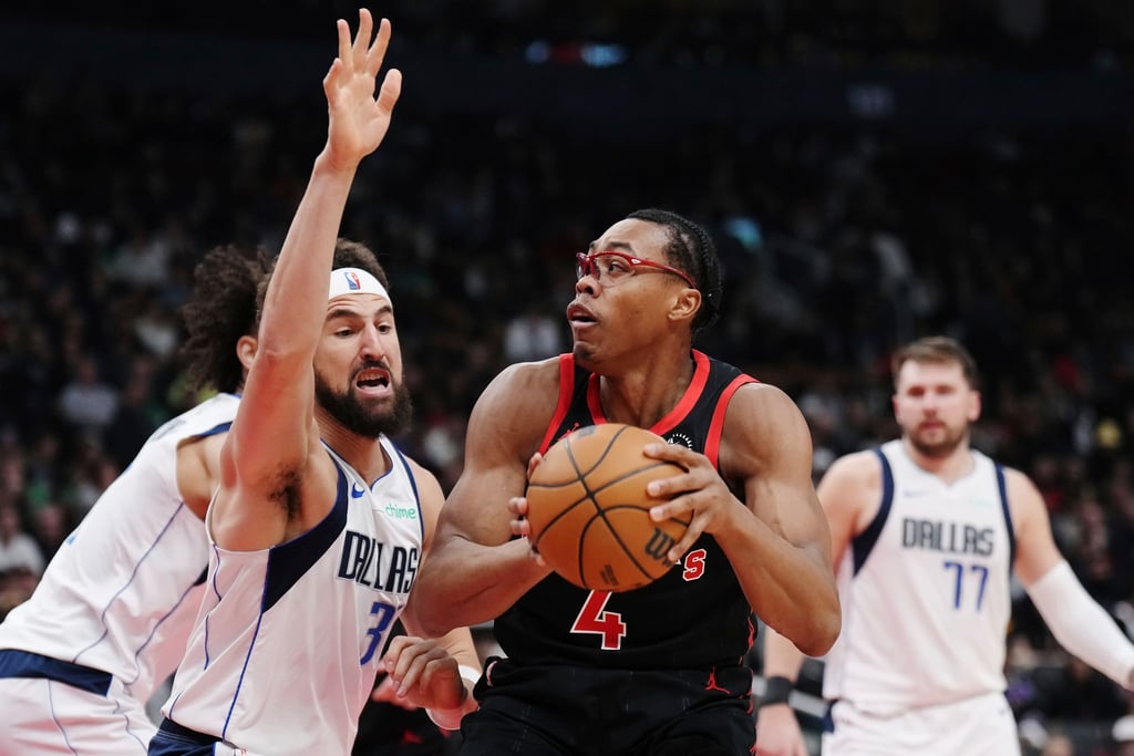 Die Dallas Mavericks um Klay Thompson (l.) gewannen ihr siebtes Spiel in Serie.