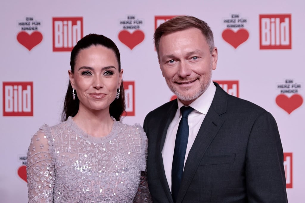 Christian Lindner, Bundesvorsitzender der FDP, und Ehefrau Franca Lehfeldt bei der Spendengala „Ein Herz für Kinder“.