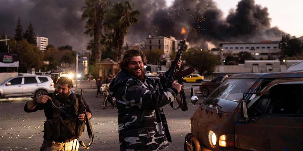 In Syrien mischt sich feierliche Stimmung mit Sorge vor neuer Gewalt im Land.