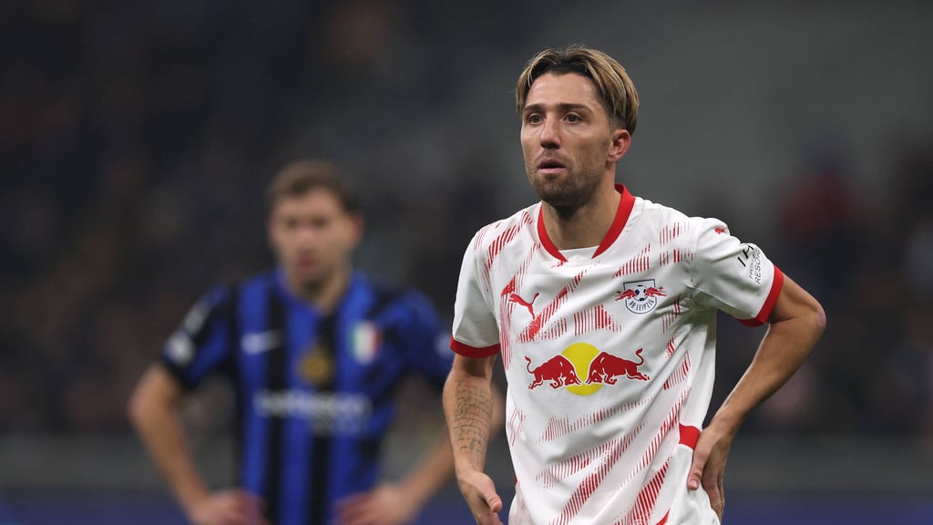 Kevin Kampl von RB Leipzig beim Champions-League-Spiel gegen Inter Mailand.