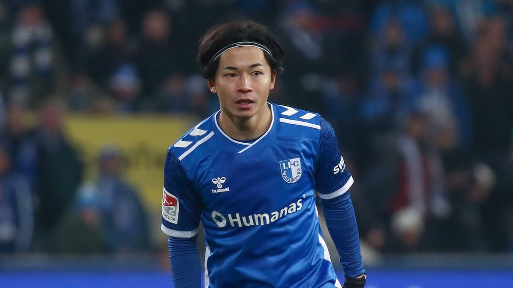 Tatsuya Ito stand beim 1. FC Magdeburg in Münster nicht im Spieltagskader – zum ersten Mal überhaupt in dieser Saison.