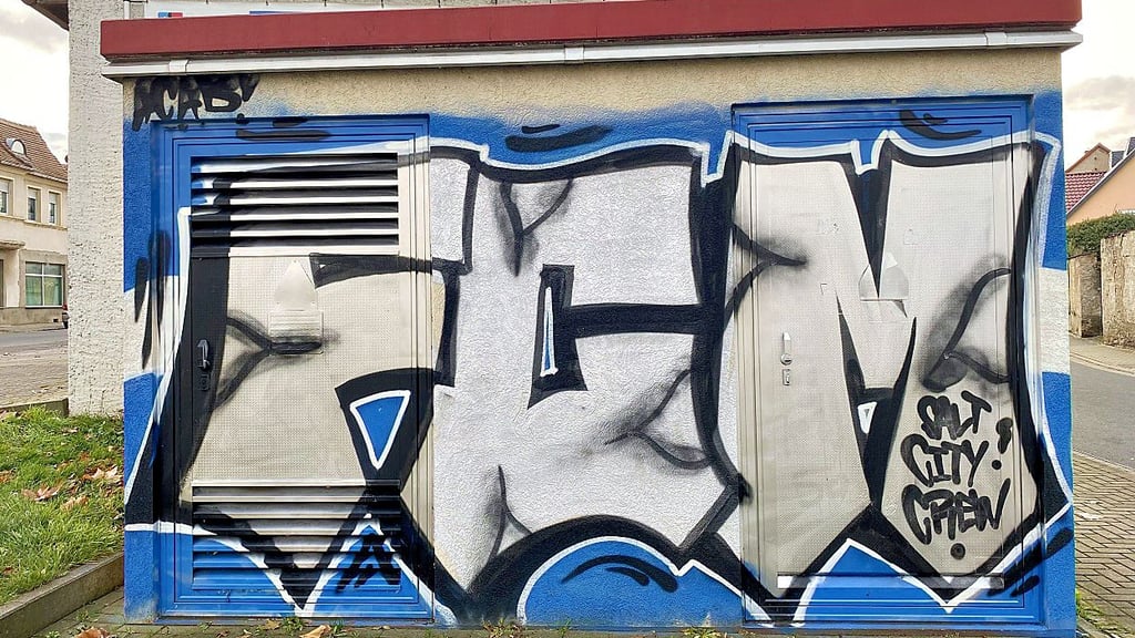 Die Stadt ist momentan an vielen Orten blau und weiß.